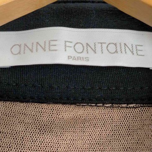 アンフォンテーヌ Anne Fontaine ブラウス シャツ 長袖 レース 花柄 レディース 38