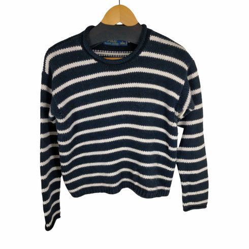 ポロラルフローレン POLO RALPH LAUREN コットンボーダーニット レディース import:S
