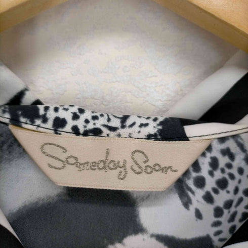 SOMEDAY SOON 動物柄ポリシャツ メンズ JPN:M