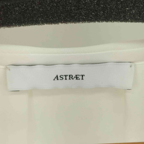 アストラット ASTRAET Vネックバックタックブラウス カットソー プルオーバー 長袖 レディース
