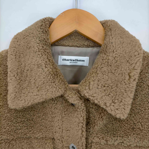 シャルル シャトン charles chaton テディ ジャケット レディース