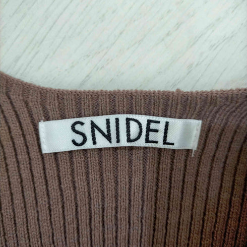 スナイデル snidel ニットセットアップ リブニット ニットスカート レディース ONE SIZE