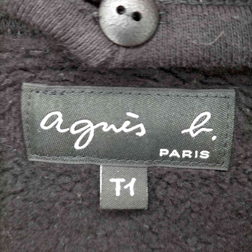 アニエスベー agnes b. PARIS フード付きコットン カーディガン レディース