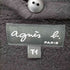 アニエスベー agnes b. PARIS フード付きコットン カーディガン レディース