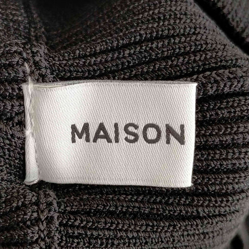 メゾンスペシャル MAISON SPECIAL Zip Rib Knit Pants レディース JPN:38