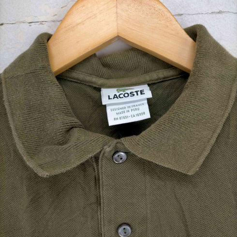 ラコステ LACOSTE ワニ刺繍ポロシャツ メンズ JPN:4