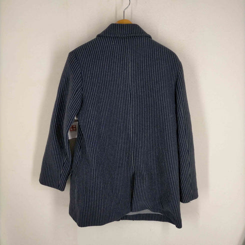 ジーリ gigli ストライプ柄ウールピーコート レディース JPN:38
