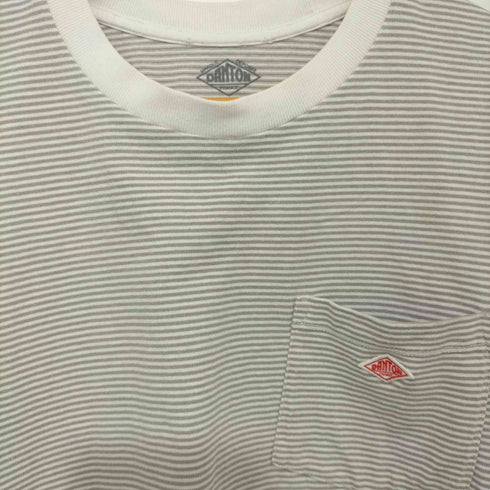 ダントン DANTON 19SS 天竺コットンポケットロゴTシャツ メンズ US:38