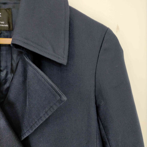 ニジュウサンク 23区 ストレッチ ダブルブレストコート レディース DE:32