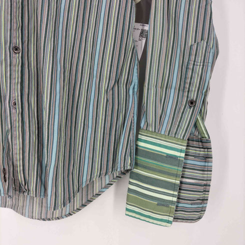ポールスミスロンドン Paul Smith LONDON ストライプ柄 スタンダードカラー コットンシャツ メンズ JPN:M