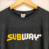 ジャージーズ JERZEES Dri-POWER 企業ロゴ SUBWAY クルーネックTシャツ メンズ JPN:XL