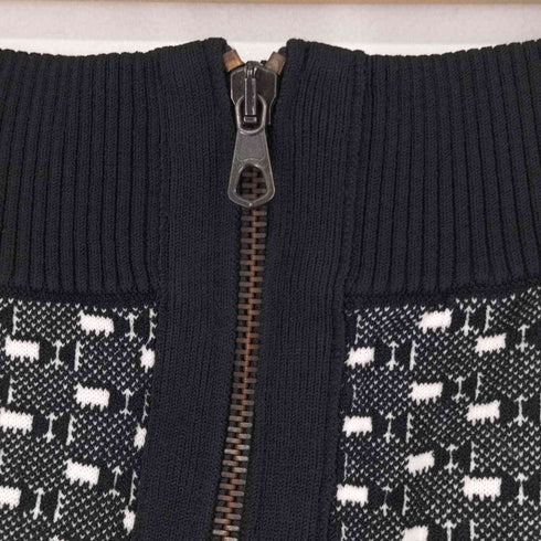 ラグアンドボーン RAG&BONE ジップニットスカート タイト ミニ 総柄 レディース JPN:L