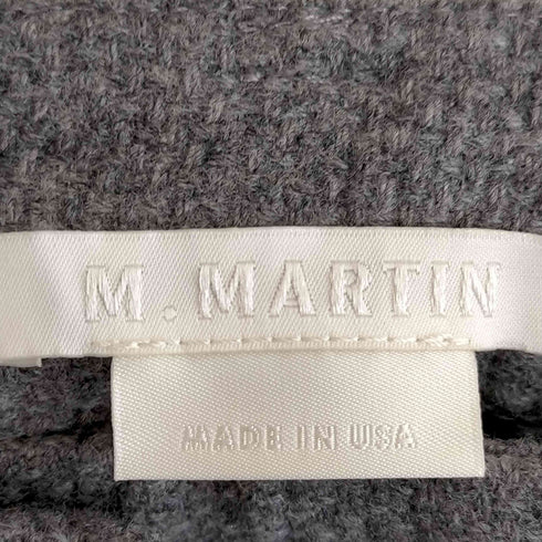 エムマーティン M.MARTIN ワイドストレート ウールパンツ カシミヤ混 レディース JPN:2