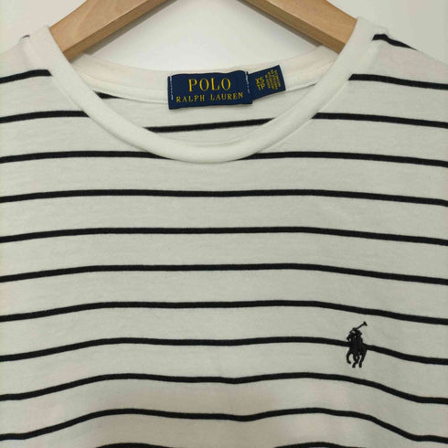 ポロラルフローレン POLO RALPH LAUREN ポニー刺繍 ボーダー クルーネックTシャツ レディース JPN:XS