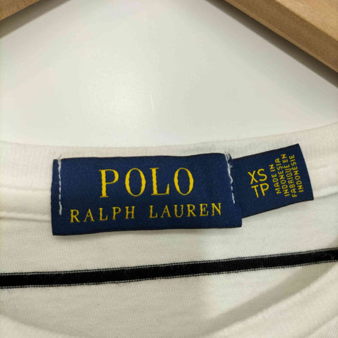 ポロラルフローレン POLO RALPH LAUREN ポニー刺繍 ボーダー クルーネックTシャツ レディース JPN:XS