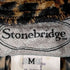 Stone Bridge USA製レオパードフレギャザー アスカート レディース M