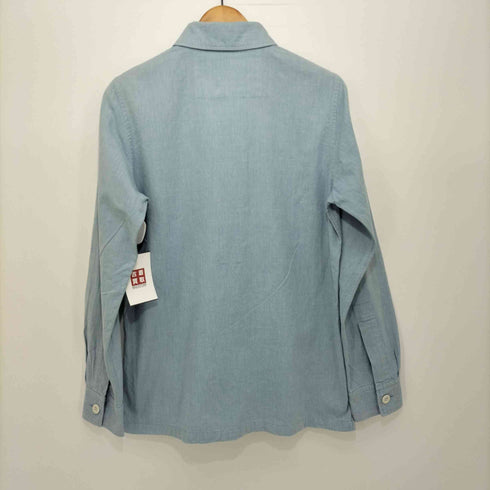 ブルーブルージャパン BLUE BLUE JAPAN ARIGATO PURE INDIGO ポップーオーバーシャツ プルオーバー メンズ JPN:1