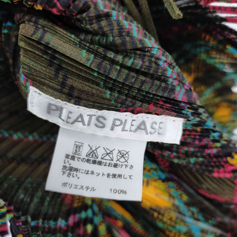 プリーツプリーズイッセイミヤケ PLEATS PLEASE ISSEY MIYAKE 07AW アーガイル フリンジ カットソー レディース JPN:3