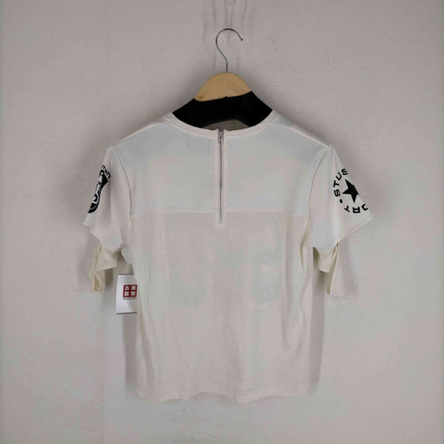 ステューシー Stussy ジャージードッキング クルーネックTシャツ Y2K レディース JPN:S