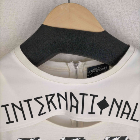 ステューシー Stussy ジャージードッキング クルーネックTシャツ Y2K レディース JPN:S
