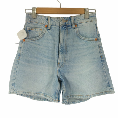 ザラ ZARA HIGH-RISE MOM FIT DENIM BERMUDA SHORTS レディース US 2