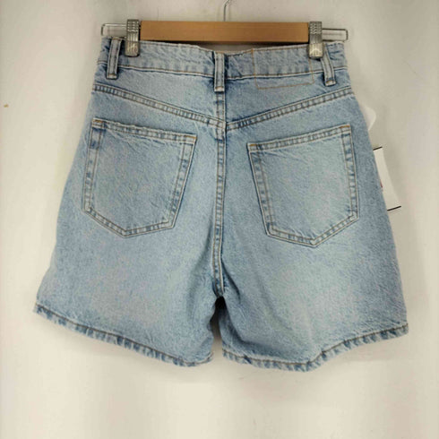 ザラ ZARA HIGH-RISE MOM FIT DENIM BERMUDA SHORTS レディース US 2