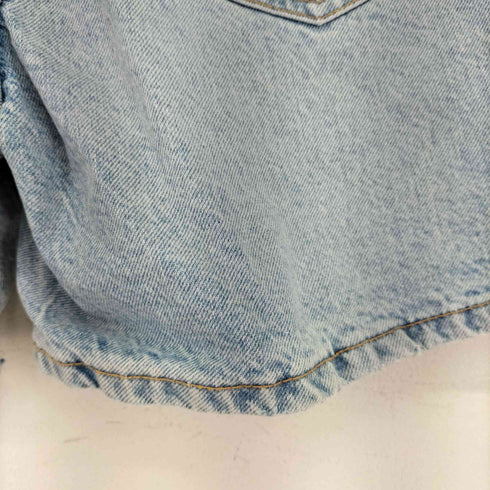 ザラ ZARA HIGH-RISE MOM FIT DENIM BERMUDA SHORTS レディース US 2