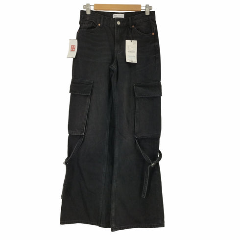 ザラ ZARA MID-RISE TRF CARGO JEANS レディース US 2
