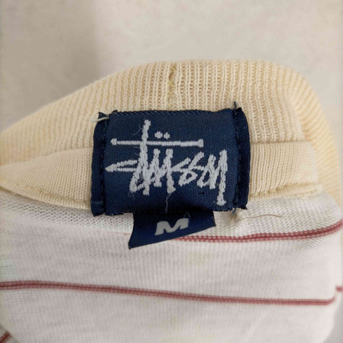 ステューシー Stussy 90-00s 紺タグ ラグランスリーブボーダーTシャツ メンズ JPN:M