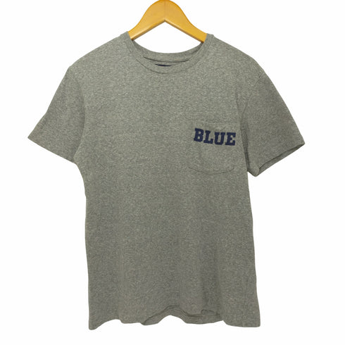 ブルーブルー BLUE BLUE フロントポケット ロゴプリント ショートスリーブTシャツ メンズ JPN:2