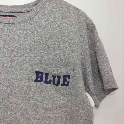 ブルーブルー BLUE BLUE フロントポケット ロゴプリント ショートスリーブTシャツ メンズ JPN:2