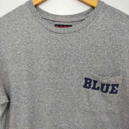 ブルーブルー BLUE BLUE フロントポケット ロゴプリント ショートスリーブTシャツ メンズ JPN:2