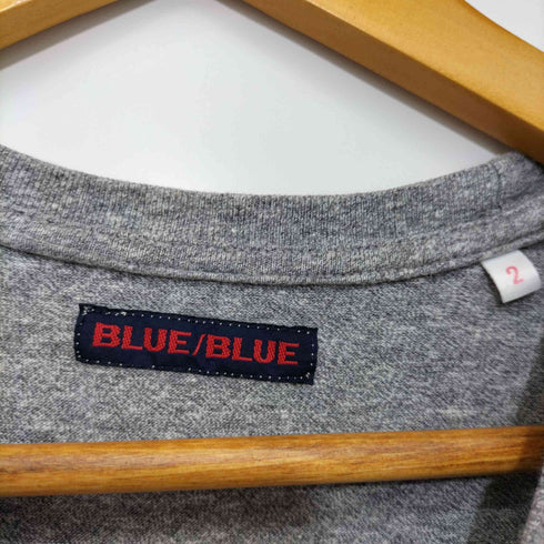 ブルーブルー BLUE BLUE フロントポケット ロゴプリント ショートスリーブTシャツ メンズ JPN:2