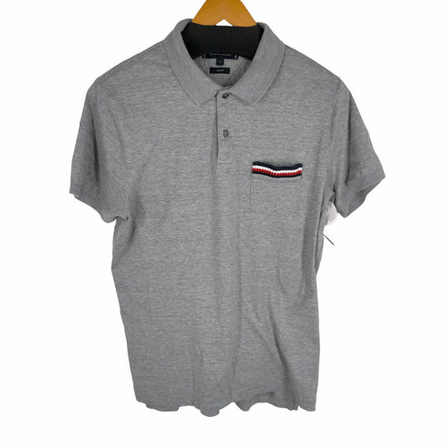 トミーヒルフィガー TOMMY HILFIGER TIPPED POCKET SLIM POLO メンズ import:M