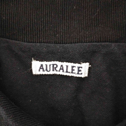 オーラリー AURALEE HIGH GAUGE PIQUE DOUBLE CLOTH POLO メンズ JPN:3