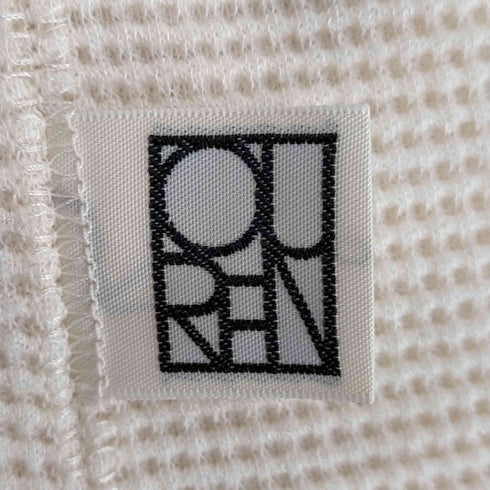 ローレン LAUREN カットソー ワッフル 長袖 プルオーバー Uネック レディース FREE
