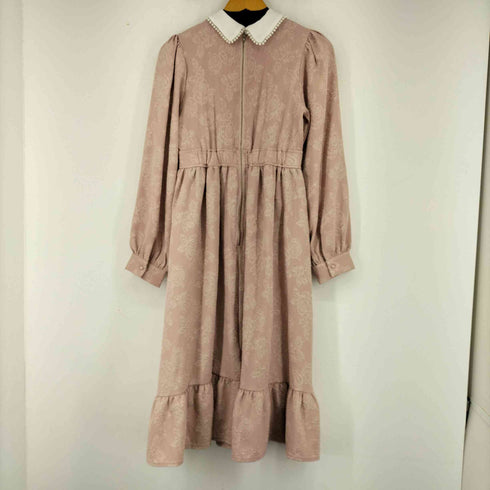 アンクルージュ Ank Rouge 刺繍加工 フリルワンピース レディース JPN:M
