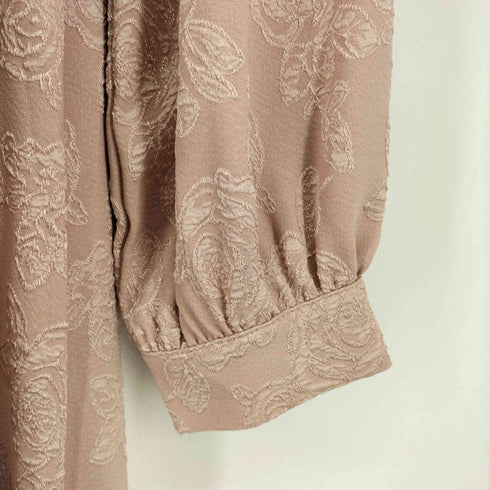 アンクルージュ Ank Rouge 刺繍加工 フリルワンピース レディース JPN:M