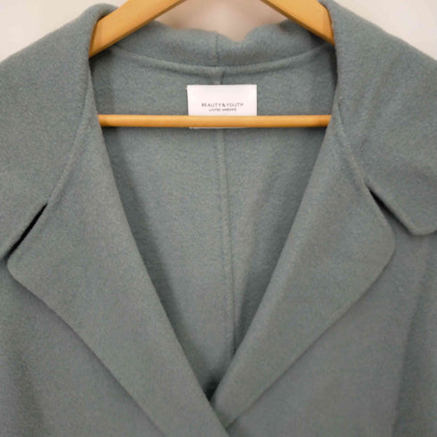 ユナイテッドアローズ UNITED ARROWS サイドスリッド リバーフードロングガウンコート レディース import:S