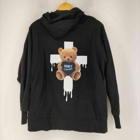 ハニー シナモン Honey Cinnamon バックプリントパーカー レディース