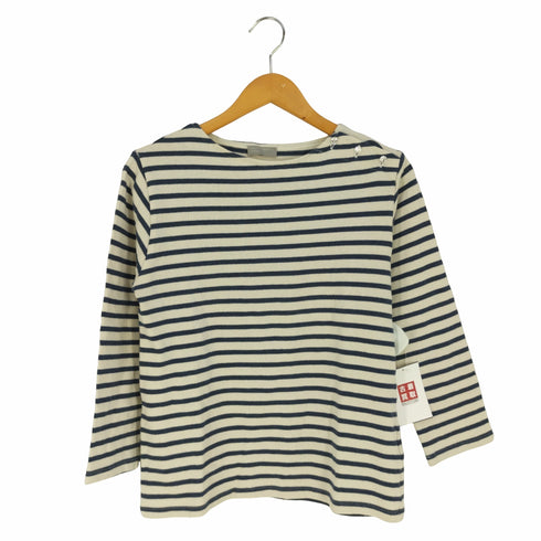 マーガレットハウエル MARGARET HOWELL ボーダー バスクシャツ レディース JPN:2
