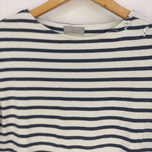 マーガレットハウエル MARGARET HOWELL ボーダー バスクシャツ レディース JPN:2