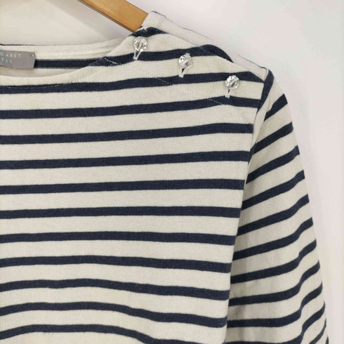 マーガレットハウエル MARGARET HOWELL ボーダー バスクシャツ レディース JPN:2