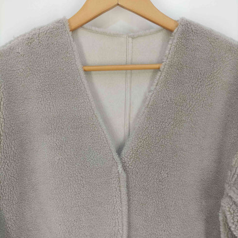 アデイインザライフユナイテッドアローズ A day in the life UNITED ARROWS リバーシブルノーカラーボアコート レディース