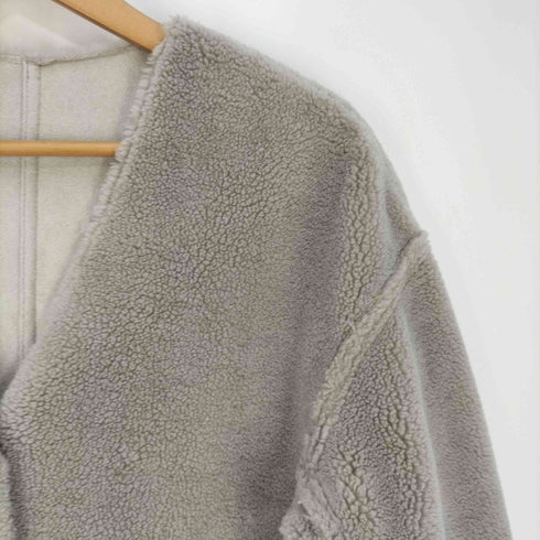 アデイインザライフユナイテッドアローズ A day in the life UNITED ARROWS リバーシブルノーカラーボアコート レディース