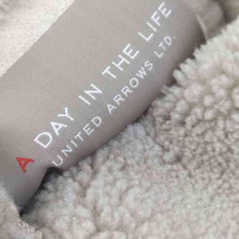 アデイインザライフユナイテッドアローズ A day in the life UNITED ARROWS リバーシブルノーカラーボアコート レディース