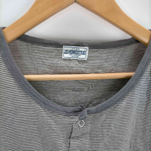 ジャーナルスタンダードホームステッド JOURNAL STANDARD J.S HOMESTEAD ヘンリーネックボーダーカットソー メンズ JPN:M