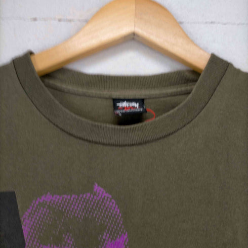 ステューシー Stussy BEWARE フロントプリントクルーネックTシャツ メンズ JPN:M