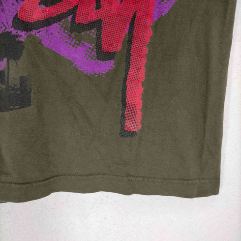 ステューシー Stussy BEWARE フロントプリントクルーネックTシャツ メンズ JPN:M