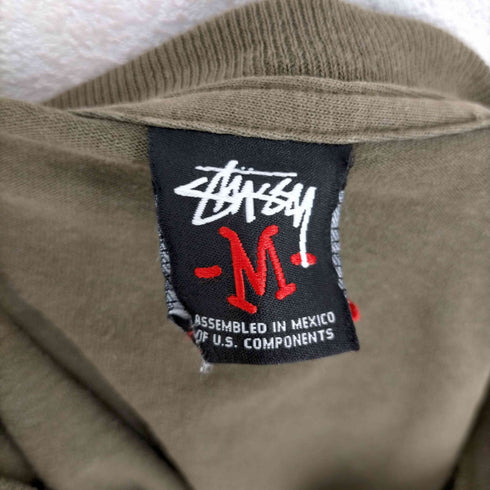 ステューシー Stussy BEWARE フロントプリントクルーネックTシャツ メンズ JPN:M